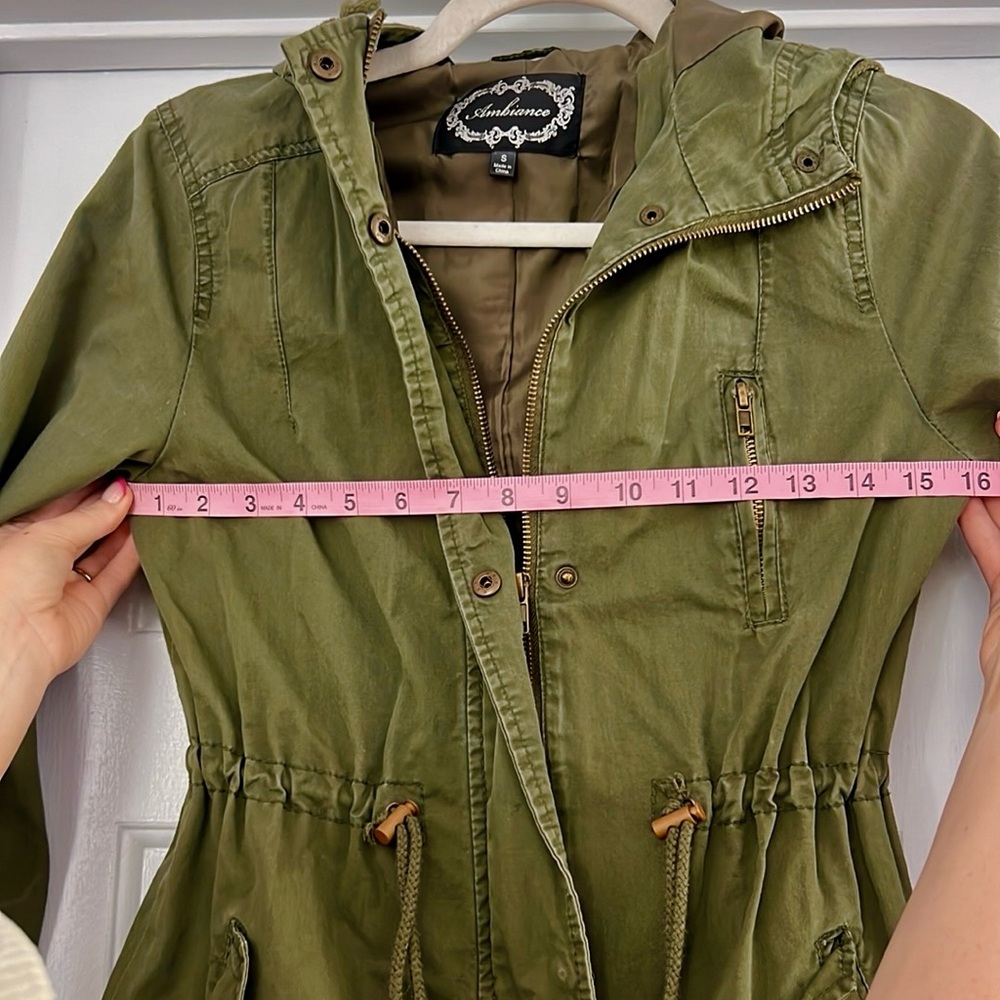 🍎 Bohme Military Green Hooded Jacket - Picture 8 of 8